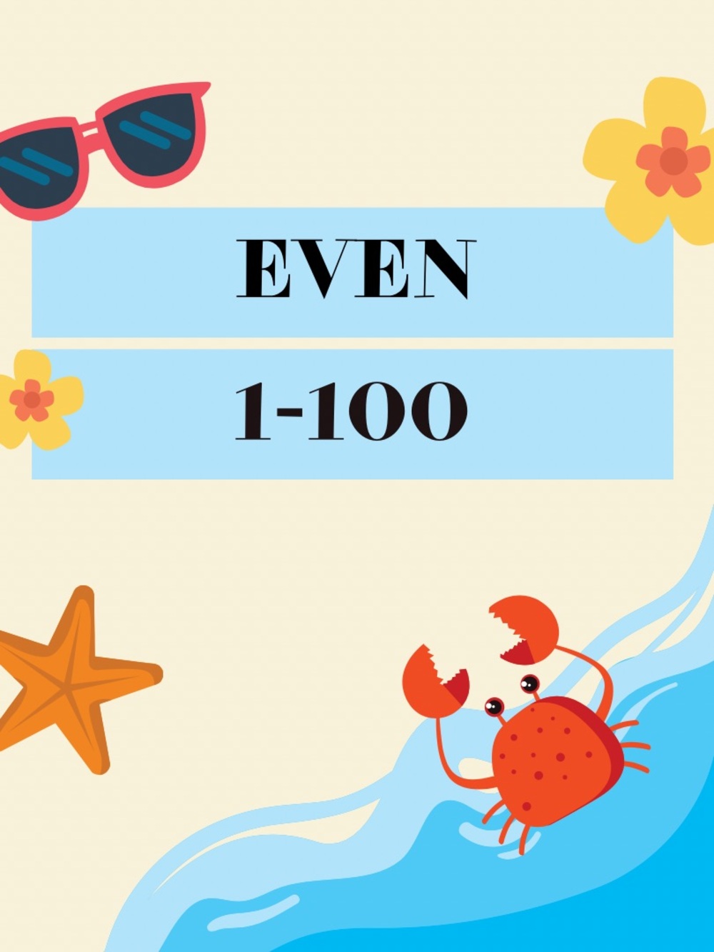 EVEN #s 1-100, Swim Sale 7/27/26